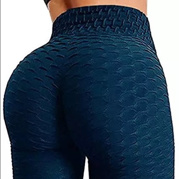 Women's High Waist Yoga Pants Booty Leggings - Picture 4 of 5